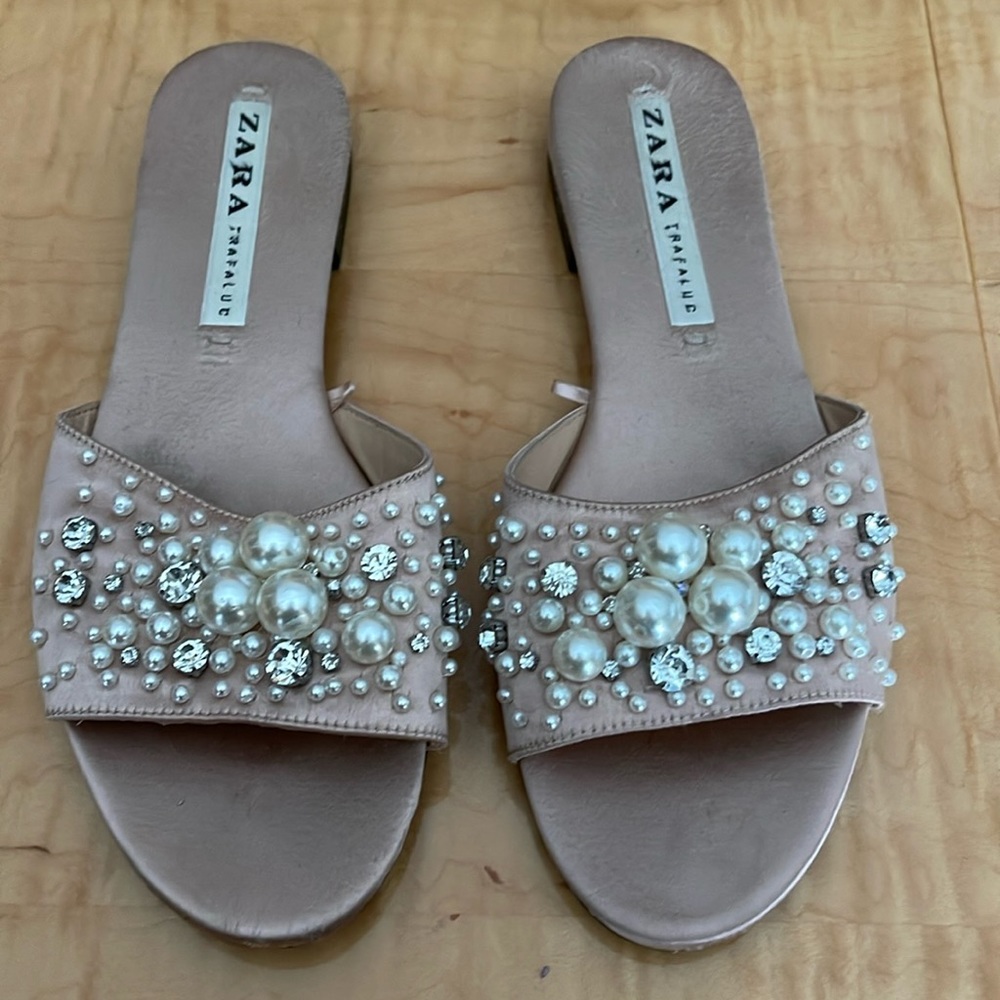 Zara sandals worn size 40